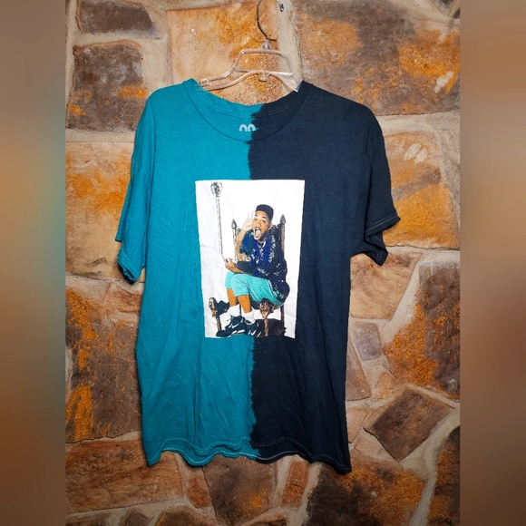 90s legends blue and black Prince of Bel Air shirt - Picture 1 of 3